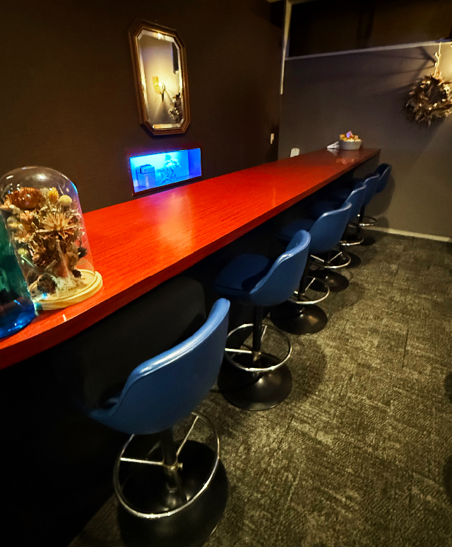 Pub Bloomのカウンター席