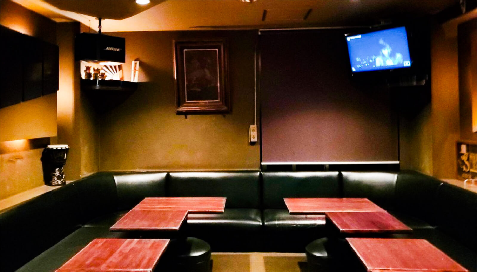 SHOW'S BARのオシャレなボックス席