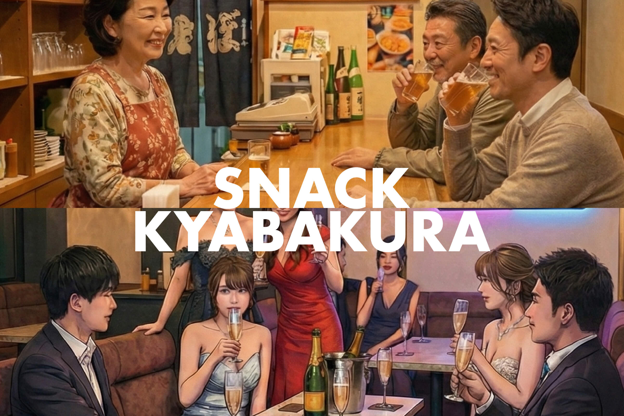 スナックとキャバクラの違いとは？接客・料金・営業許可を比較