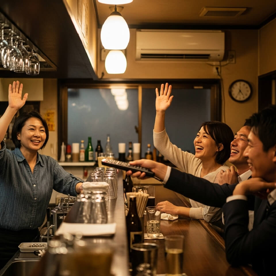 ママのひと言で空気が変わる｜スナックの魔法の瞬間