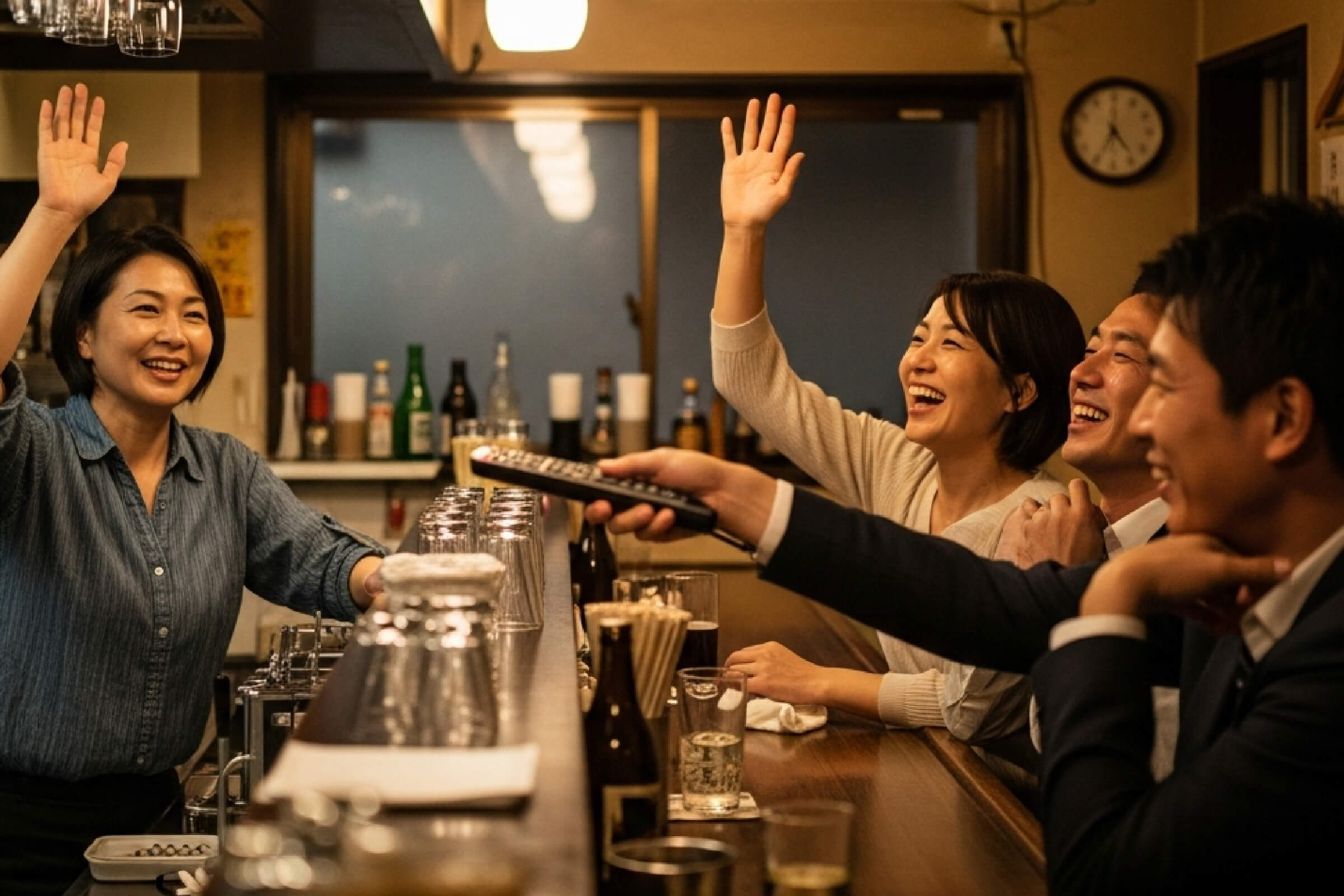 ママのひと言で空気が変わる｜スナックの魔法の瞬間