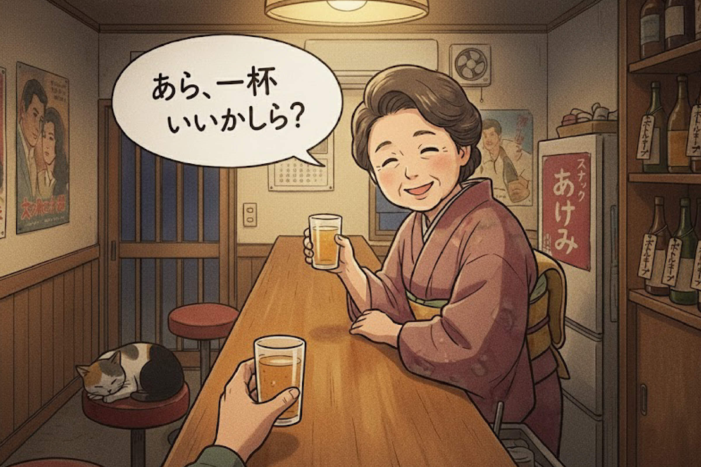 ママからの「一杯いい？」に込められた意味とは？