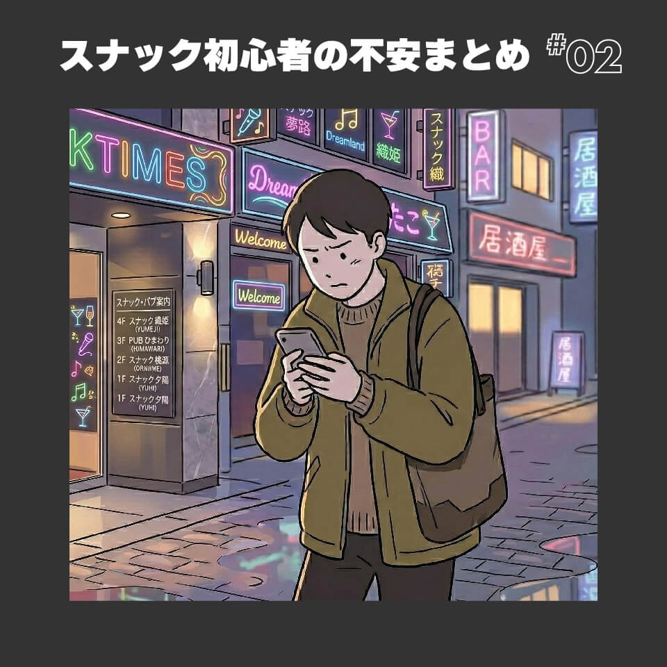 スナック初心者の不安まとめ②｜料金が分からない