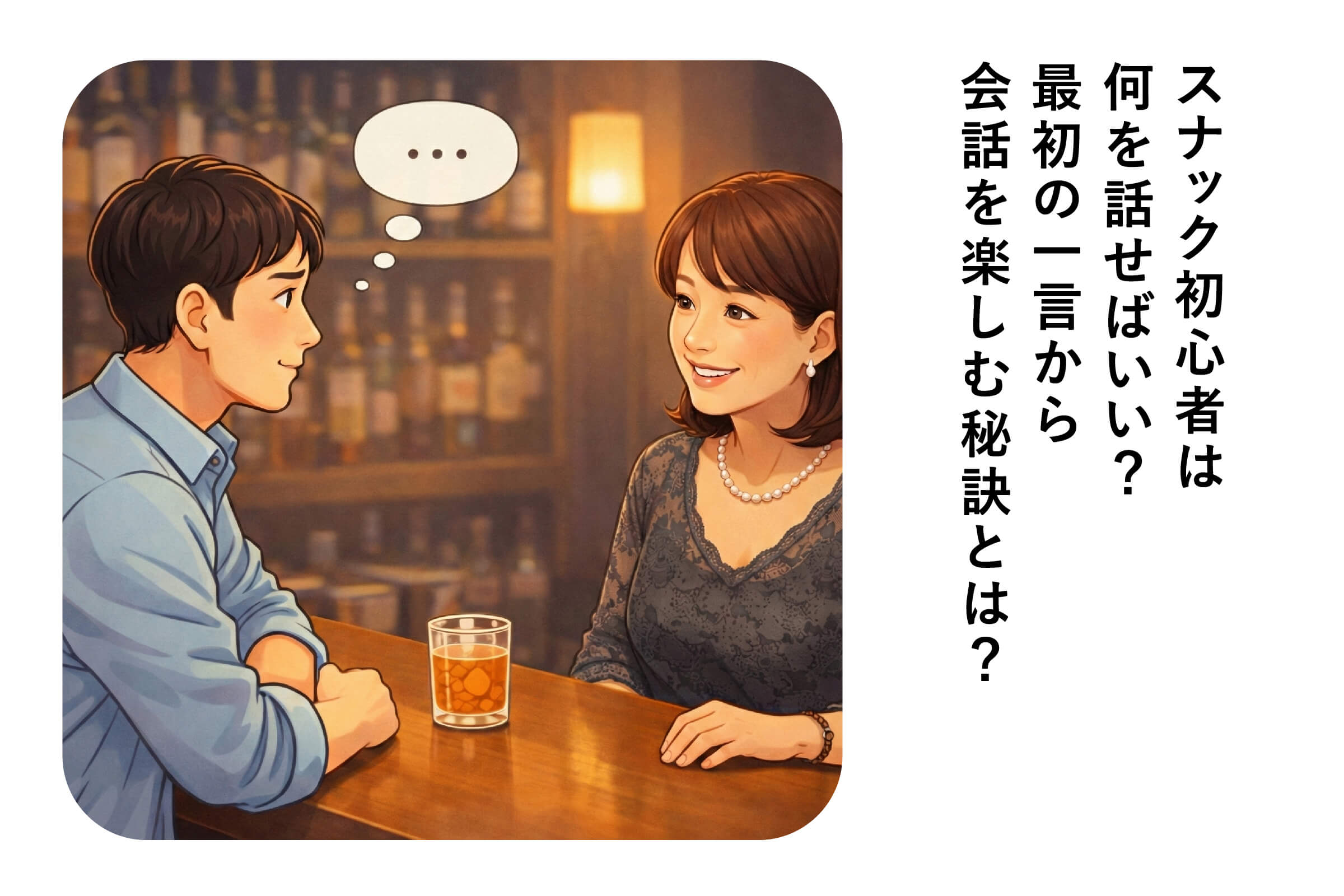 スナック初心者は何を話せばいい？最初の一言から会話を楽しむ秘訣とは？