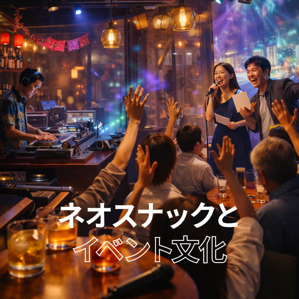 ネオスナックとイベント文化｜実例で読み解く夜の仕掛けの進化