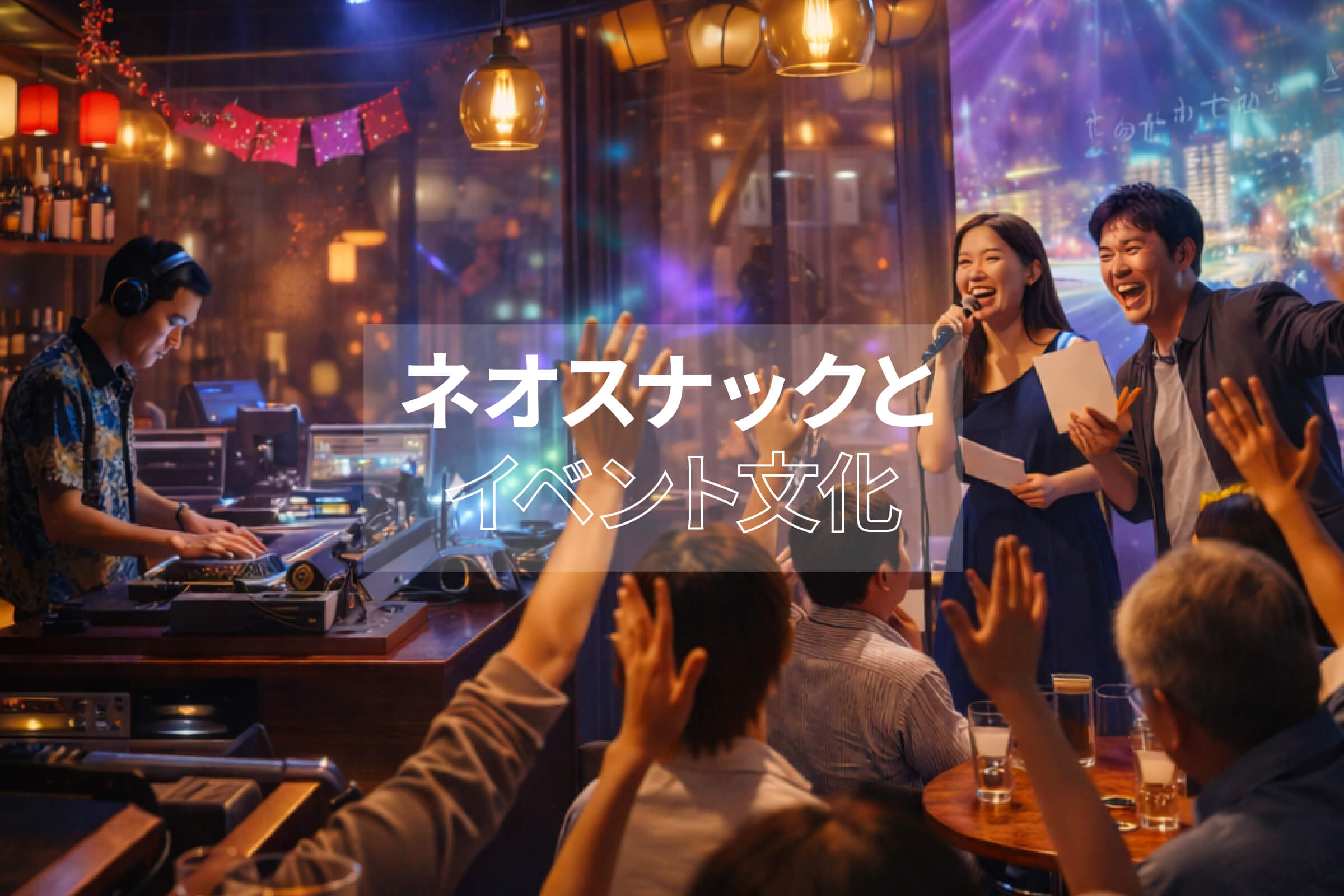 ネオスナックとイベント文化｜実例で読み解く夜の仕掛けの進化