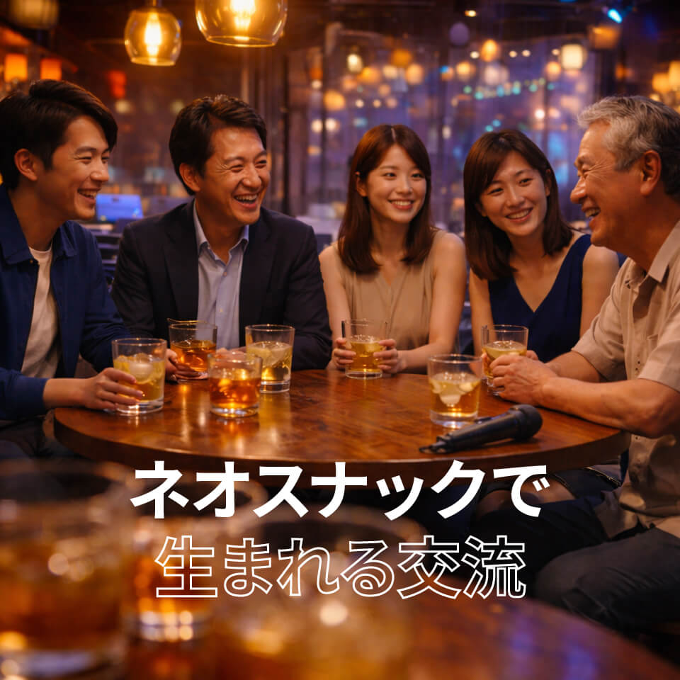 ネオスナックで生まれる交流とは？｜世代も職業も越える夜のハブ