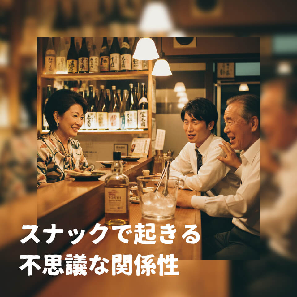 知らない人と距離が縮まる夜 ― スナックで起きる不思議な関係性